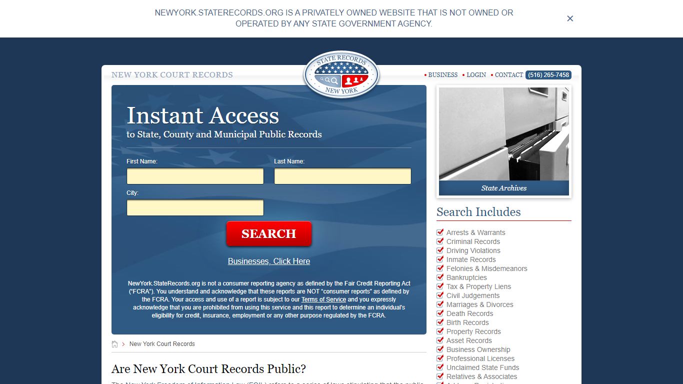New York Court Records | StateRecords.org